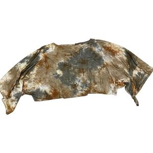 Simply Saguaro Tie Dye Batwing Sleeve Top Boho Relaxed One Size Fits Most NWT